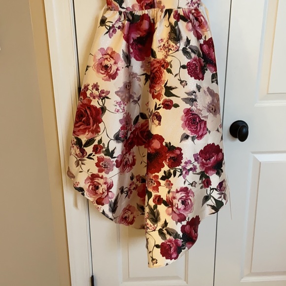 EUC floral size 10 Rare Editions high low dress - Picture 6 of 8